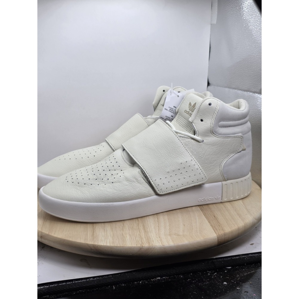 Mens Size 12 - Adidas Tubular Invader Strap‎ White NEW no box